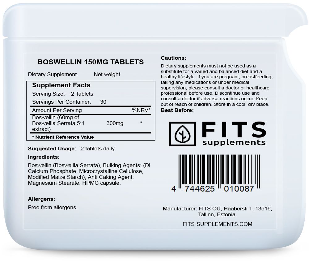 Boswellin 150mg 60 tablet