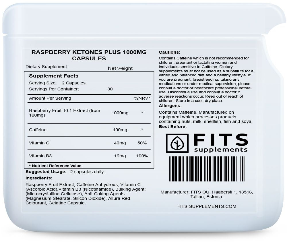 Ketoni maline 1000mg 60 kapsula