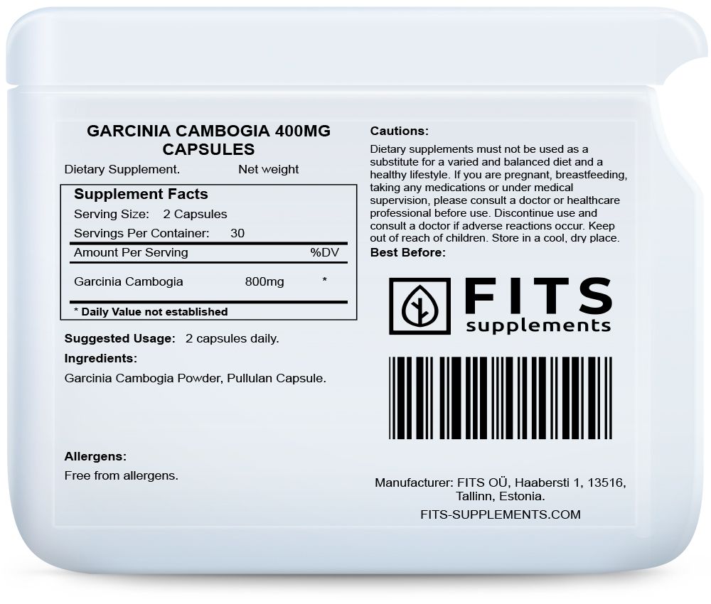 Garcinia Cambogia 400mg 60 kapsul
