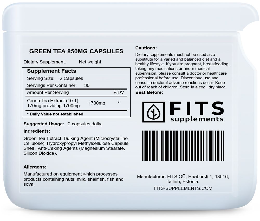 Zeleni čaj 850mg 60 kapsula