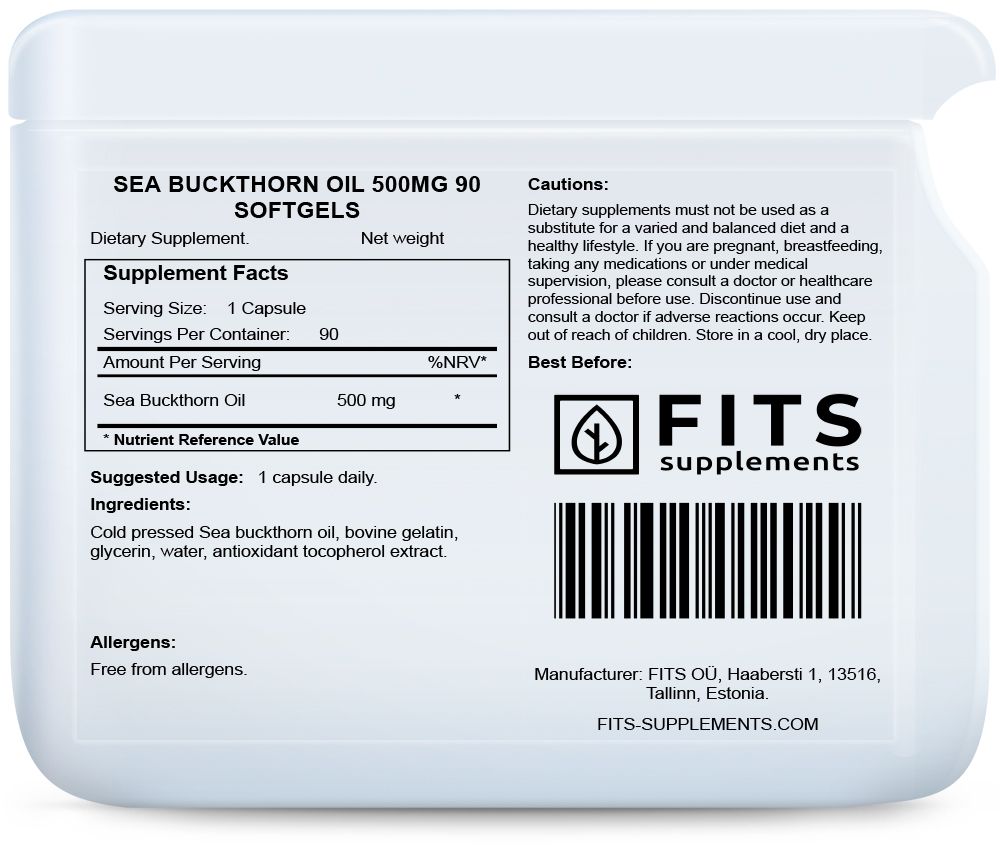 Ulje pasjeg trna 500mg 90 mekane kapsule