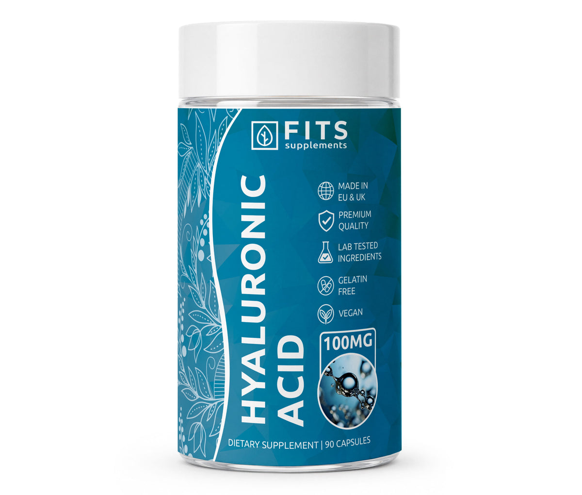 Hyaluronic Acid 100mg 90 capsules
