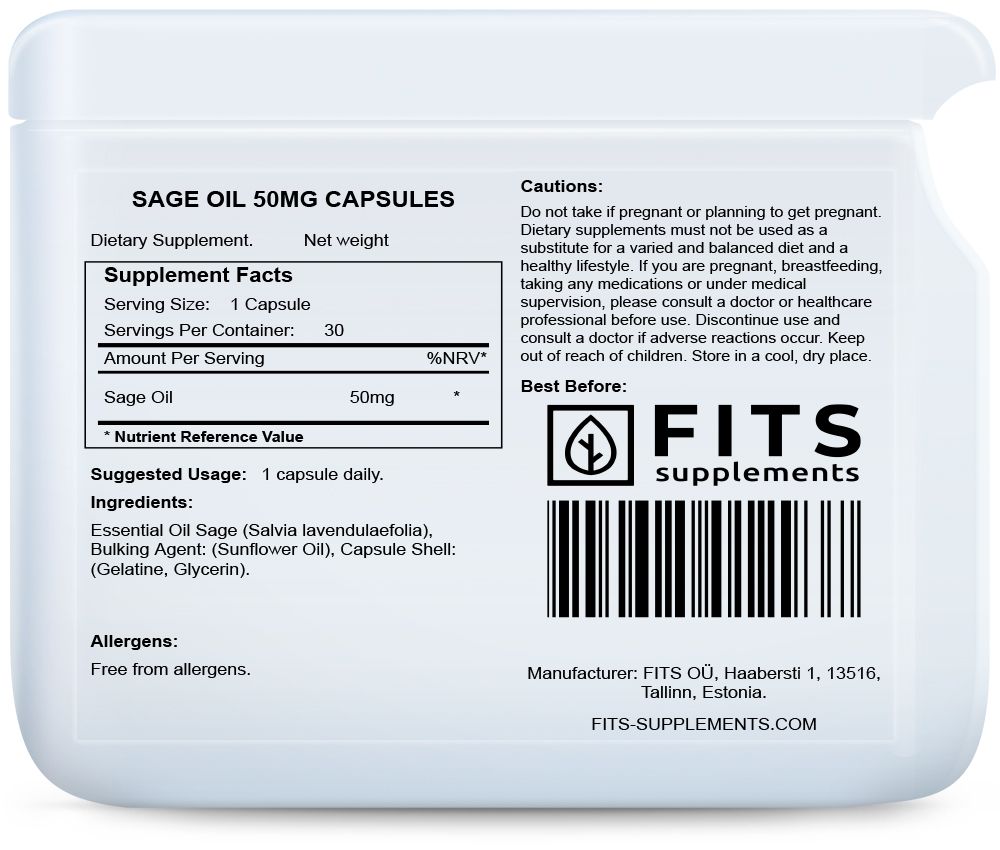 Ulje kadulje 50mg 30 kapsula