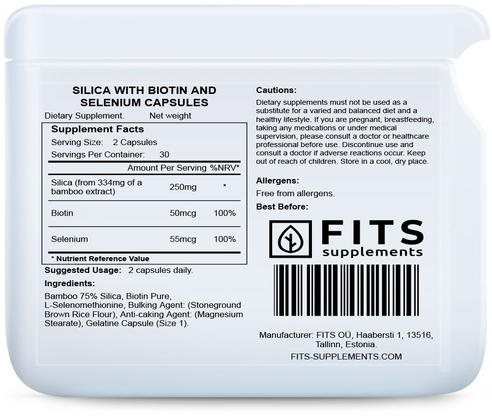Silika s biotinom i selenom 60 kapsula