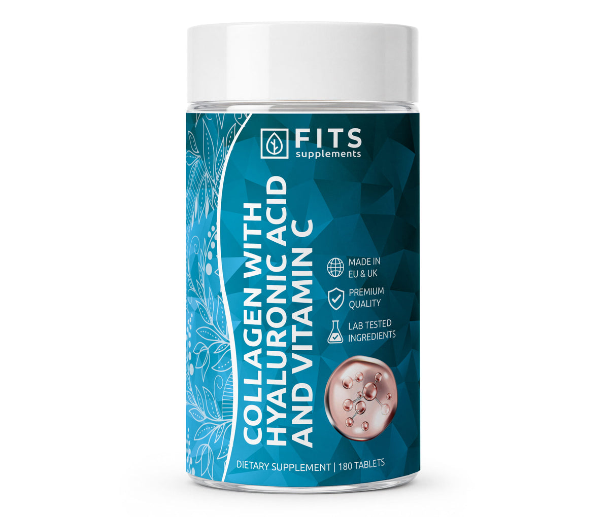 Collagen with Hyaluronic Acid and Vitamin C 180 tablets