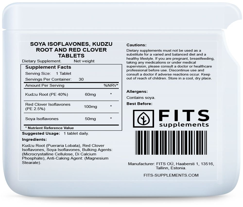 Sojini izoflavoni, korijen kudzu i crvena djetelina 30 tableta