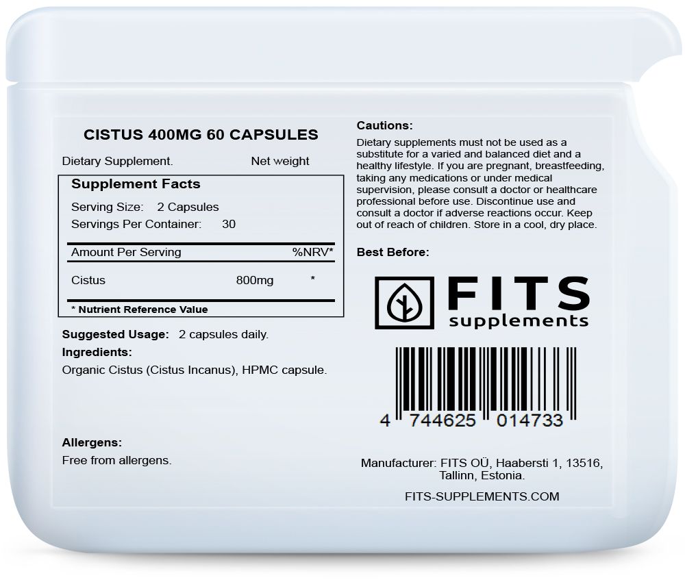 Cistus 400mg 60 kapsula