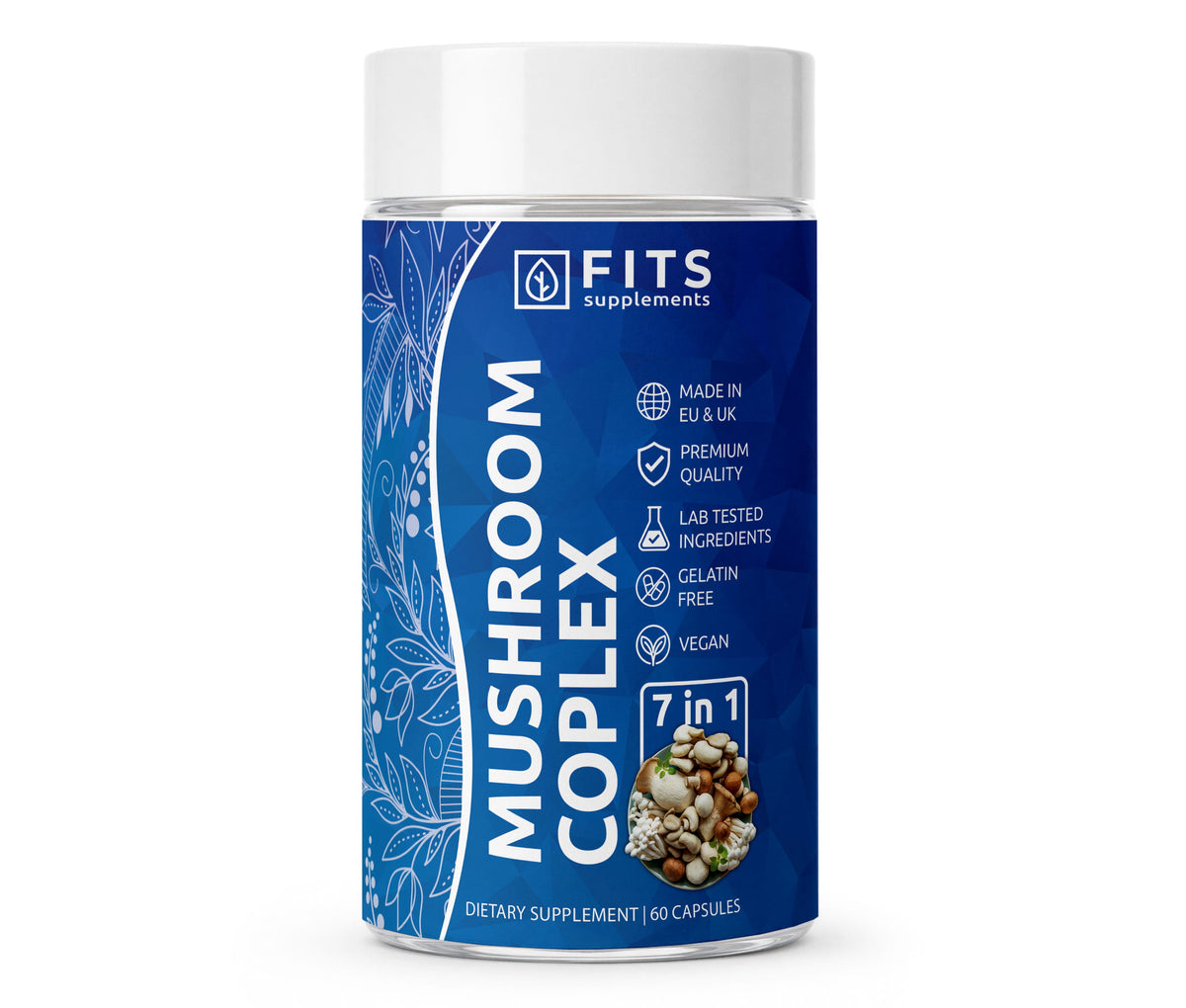 Organic Mushroom Complex 7 in 1 60 capsules
