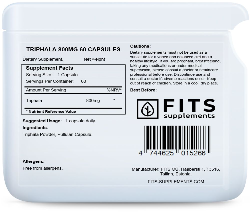 Triphala 800mg 60 kapsula