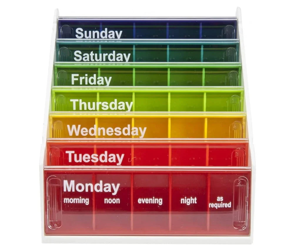 Pillbox 7 dni Zjutraj, Opoldne, Zvečer, Zvečer