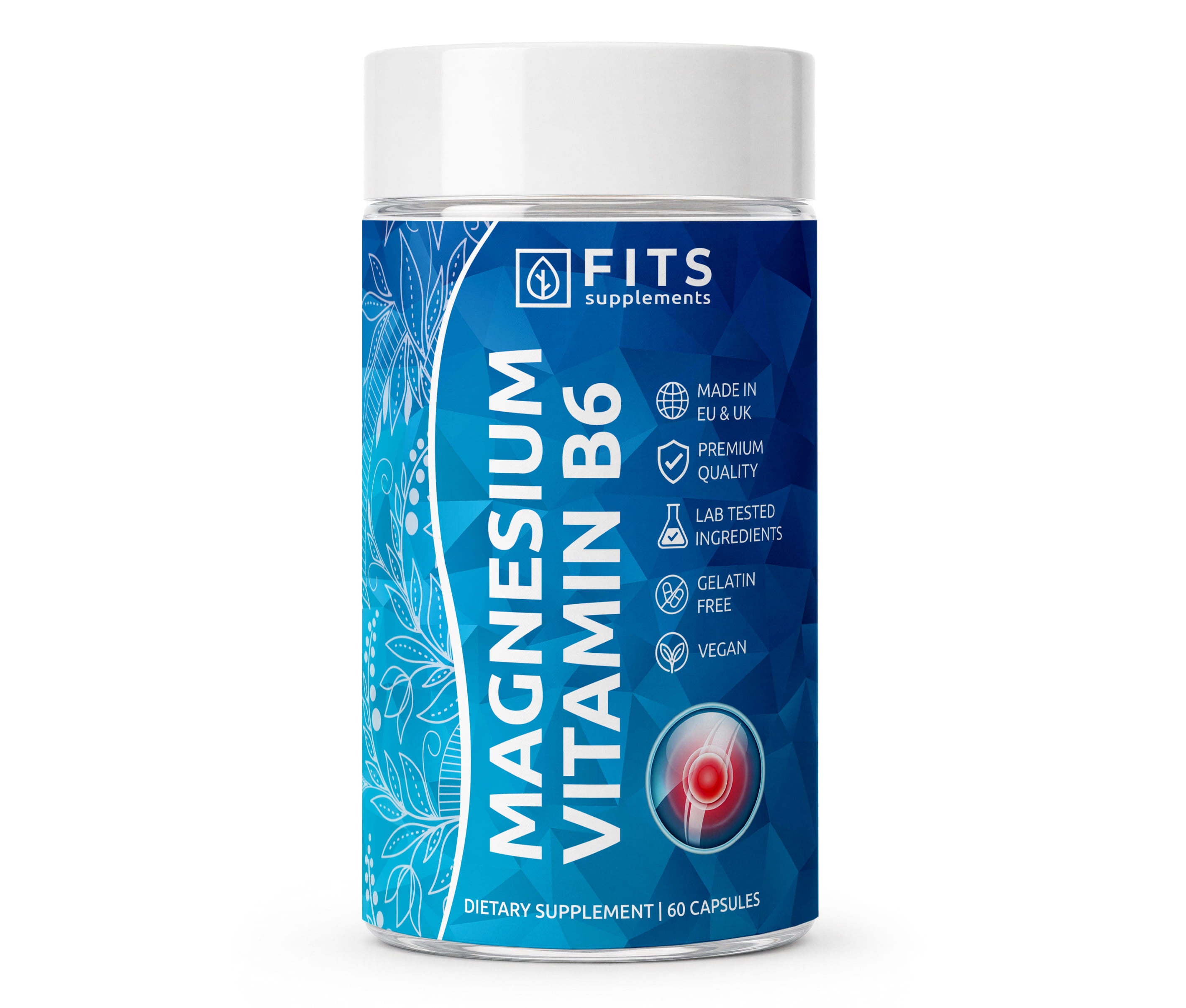 Magnezij in vitamin B6, 60 kapsul