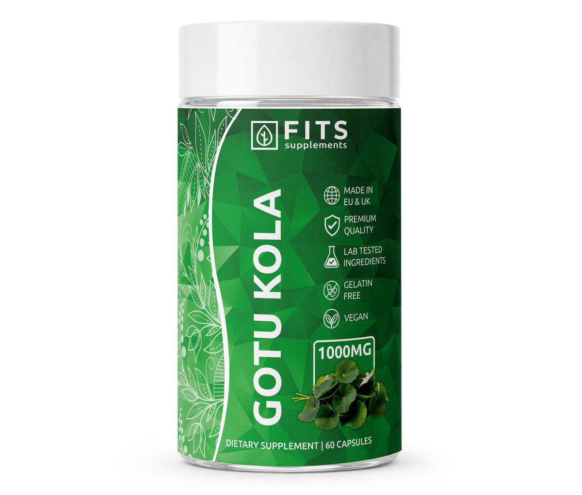 Gotu Kola Močan 1000 mg 60 kapsul