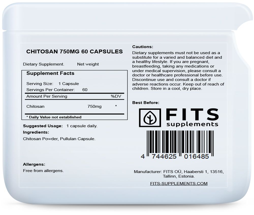 Chitosan 750mg 60 kapsul