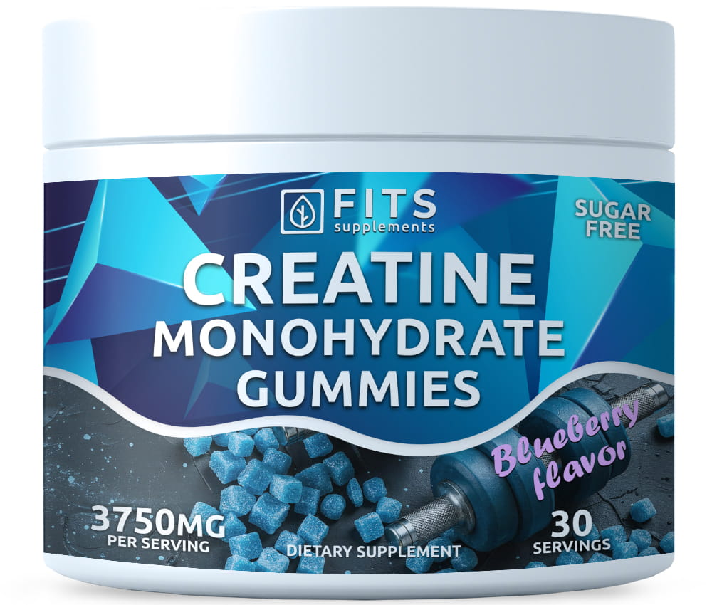 Creatine Monohydrate Gummies 3750 mg 90 gummies