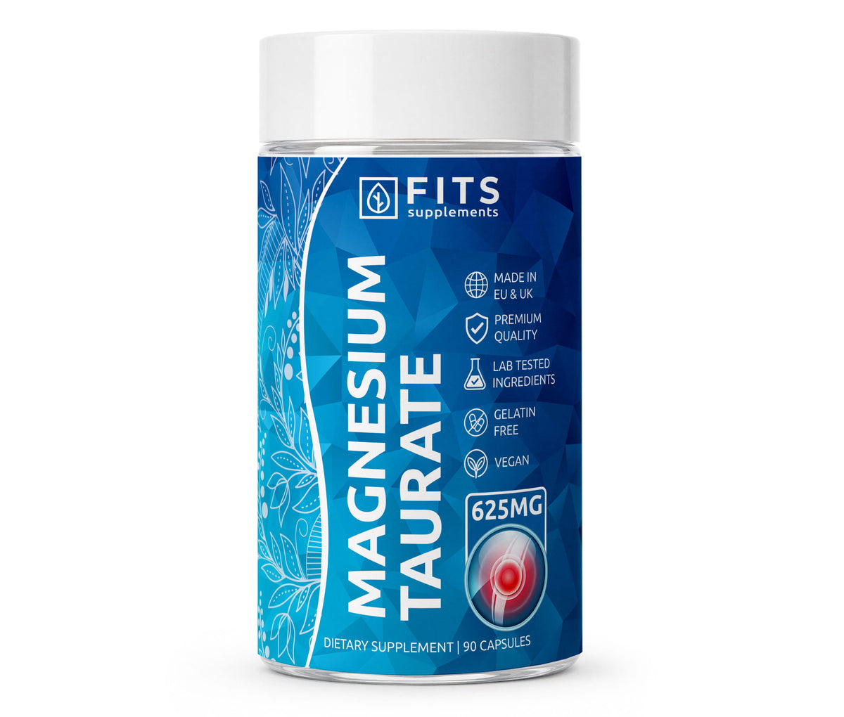 Magnezijev taurat 625 mg 90 kapsul
